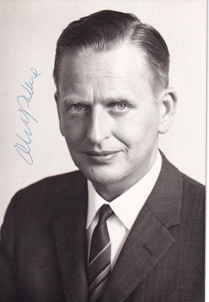 Autogramm Politik | Schweden | Olof PALME | 1970er Foto (Portrait SW) Ministerpräsident