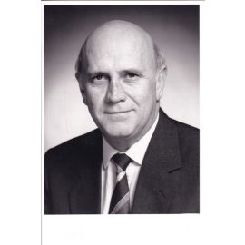 Originalfoto Politik | Südafrika | Frederik Willem DE KLERK | Staatspräsident 1989-1994 (Portrait SW)