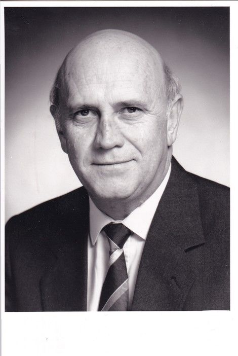 Originalfoto Politik | Südafrika | Frederik Willem DE KLERK | Staatspräsident 1989-1994 (Portrait SW)