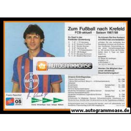 Autogramm Fussball | KFC Uerdingen 05 | 1987 | Franz RASCHID 