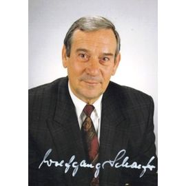 Autogramm Politik | SPD | Wolfgang SCHAEFER | 1990er (Portrait Color) Lebenslauf
