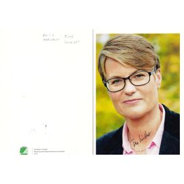 Autogramm Politik | Norwegen | Tine SUNDTOFT | 2010er (Portrait Color) Umweltminister