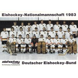 Mannschaftskarte Eishockey | DEB | 1983