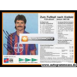 Autogramm Fussball | KFC Uerdingen 05 | 1987 | Ludger VAN DE LOO