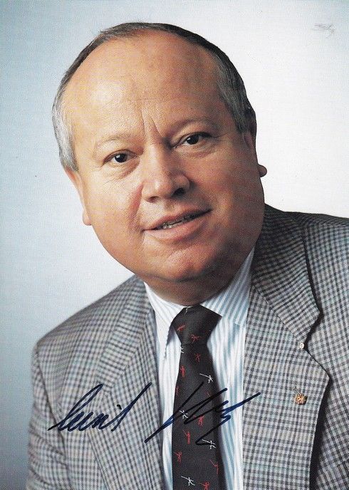 Autogramm Fechten | Emil BECK | 1991 (Portrait Color) Württembergische