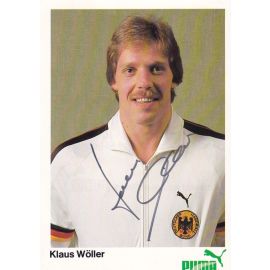 Autogramm Handball | DHB | 1982 WM | Klaus WÖLLER (Portrait Color) Puma