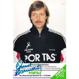 Autogramm Handball | DHB | 1978 WM | Erhard WUNDERLICH (Portrait Color) Portas