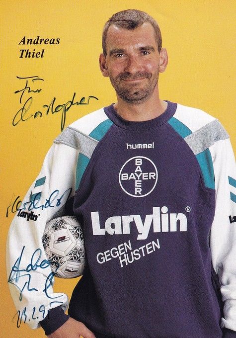 Autogramm Handball | TSV Bayer Dormagen | 1990er Larylin | Andreas THIEL
