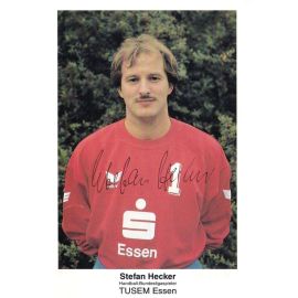 Autogramm Handball | TUSEM Essen | 1990er Sparkasse | Stefan HECKER