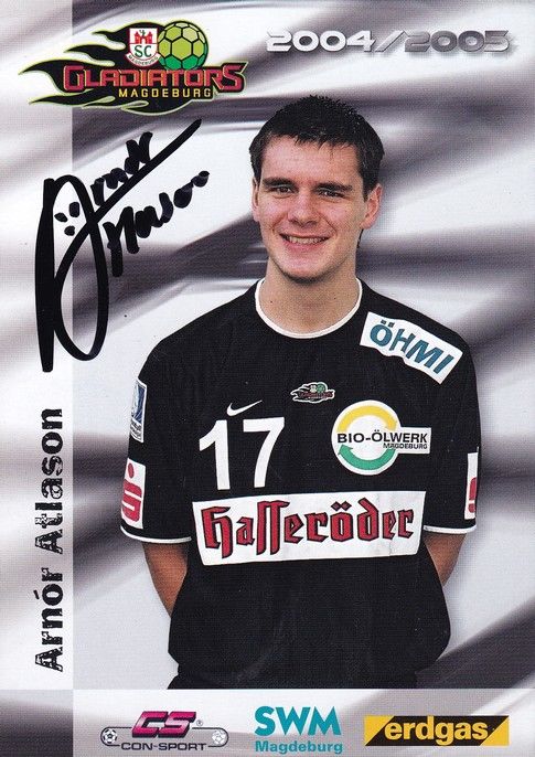 Autogramm Handball | SC Magdeburg | 2004 | Arnor ATLASON