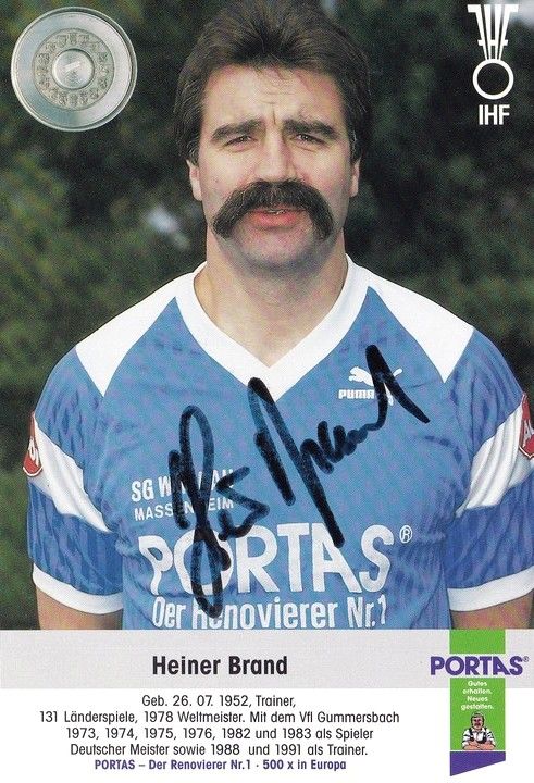 Autogramm Handball | SG Wallau/Massenheim | 1992 | Heiner BRAND