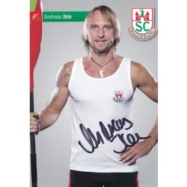 Autogramm Kanu | Andreas IHLE | 2012 (Portrait Color SCM) OS-Gold