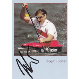 Autogramm Kanu | Birgit FISCHER | 2004 (Rennszene Color MVV) OS-Gold