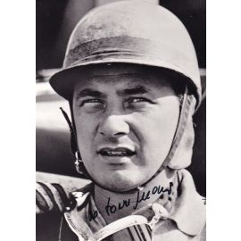 Autogramm Formel 1 | Hans HERRMANN | 1950er Foto (Portrait SW) 2