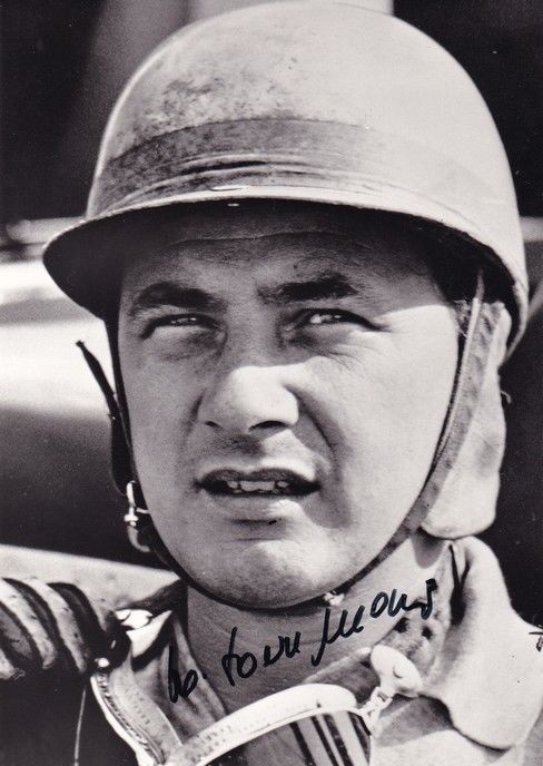 Autogramm Formel 1 | Hans HERRMANN | 1950er Foto (Portrait SW) 2