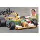 Autogramm Formel 1 | Martin BRUNDLE | 1990er (Collage Color)