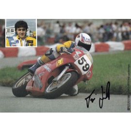 Autogramm Motorrad | Anton GRUSCHKA | 1980er (Collage Color) Honda
