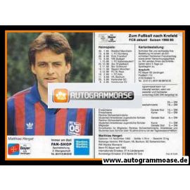 Autogramm Fussball | KFC Uerdingen 05 | 1988 | Matthias HERGET