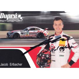 Autogramm Tourenwagen | Jacob ERLBACHER | 2010er (Collage Color) Dupré