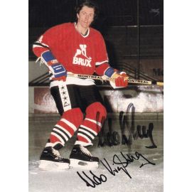 Autogramm Eishockey | 1980er | Udo KIESSLING (Portrait Color Brux)