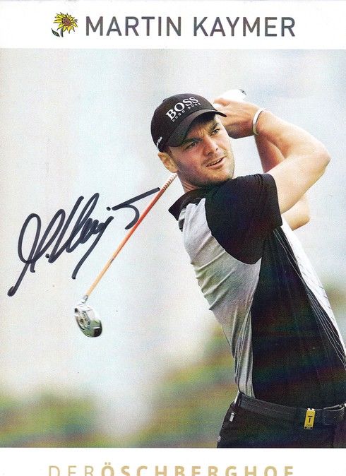 Autogramm Golf | Martin KAYMER | 2010er (Portrait Color) Öschberghof