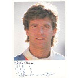 Autogramm Tourenwagen | Christian DANNER | 1980er (Portrait Color)