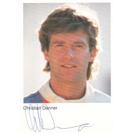 Autogramm Tourenwagen | Christian DANNER | 1980er (Portrait Color)