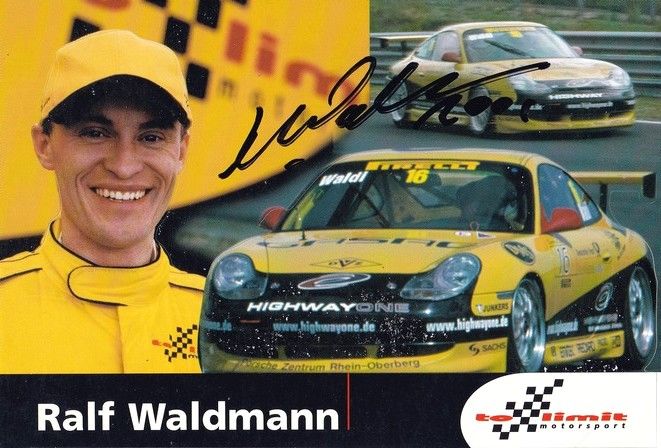 Autogramm Motorrad | Ralf WALDMANN | 1990er (Collage Color) Limit