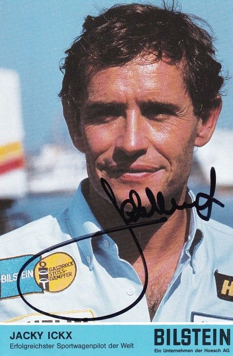Autogramm Tourenwagen | Jacky ICKX | 1970er (Portrait Color) Bilstein
