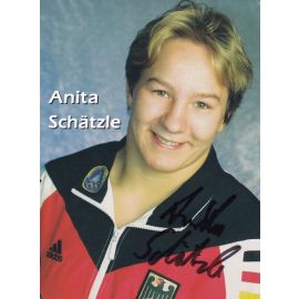 Autogramm Ringen | Anita SCHÄTZLE | 2004 (Portrait Color) Olympia