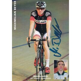 Autogramm Radsport | Maximilian BEYER | 2015 (Collage Color) Bundeswehr