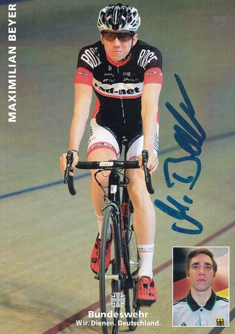 Autogramm Radsport | Maximilian BEYER | 2015 (Collage Color) Bundeswehr