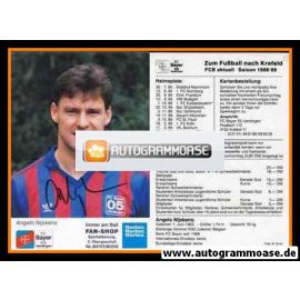 Autogramm Fussball | KFC Uerdingen 05 | 1988 | Angelo NIJSKENS