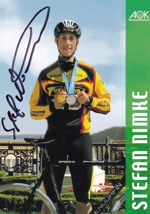 Autogramm Radsport | Stefan NIMKE | 2005 (Medaillen Color AOK) OS-Gold