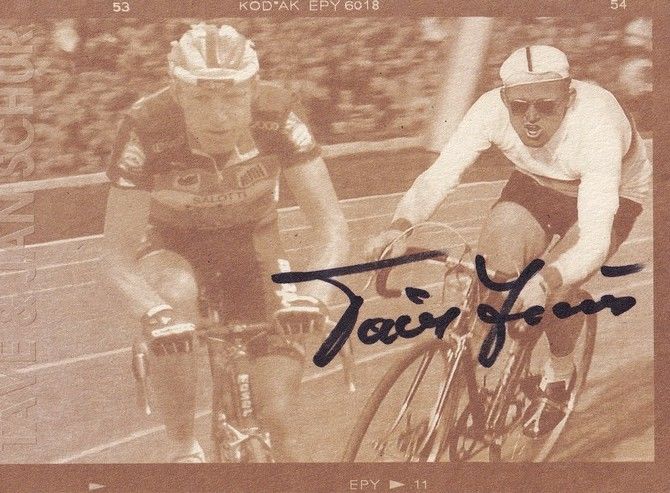 Autogramm Radsport | Täve SCHUR | 1950er Retro (Rennszene SW)