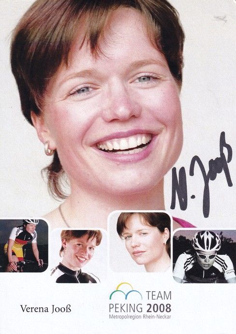 Autogramm Radsport | Verena JOOSS | 2008 (Collage Color) Team Peking