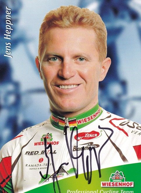 Autogramm Radsport | Jens HEPPNER | 2003 (Portrait Color) Wiesenhof