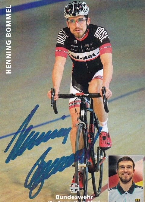 Autogramm Radsport | Henning BOMMEL | 2015 (Collage Color) Bundeswehr
