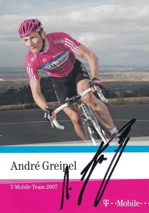 Autogramm Radsport | Andre GREIPEL | 2007 (Rennszene Color) Telekom
