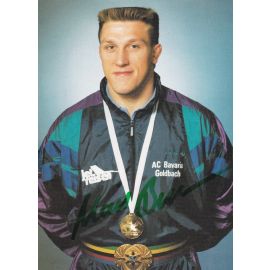 Autogramm Ringen | Maik BULLMANN | 1992 (Portrait Color Goldbach) OS-Gold