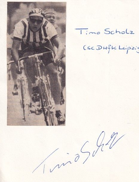 Autograph Radsport | Timo SCHOLZ (DDR 1990er)