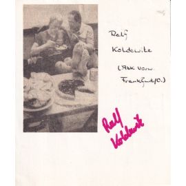 Autograph Radsport | Ralf KOLDEWITZ (DDR 1980er)