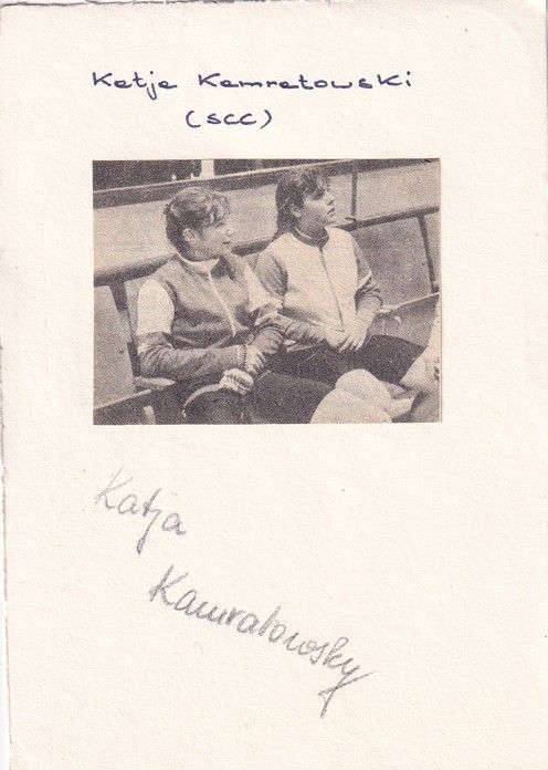 Autograph Radsport | Katja KAMRATOWSKI (DDR 1980er) 