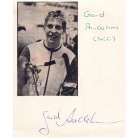 Autograph Radsport | Gerd AUDEHM (DDR 1980er) 