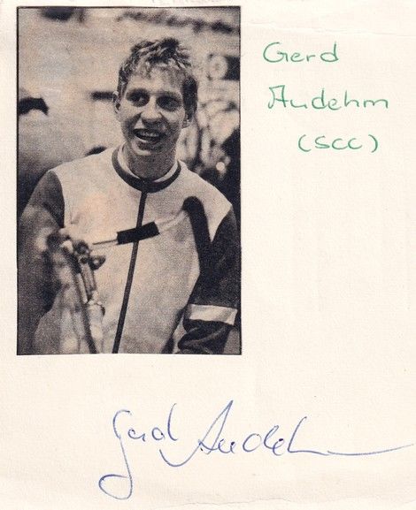 Autograph Radsport | Gerd AUDEHM (DDR 1980er) 