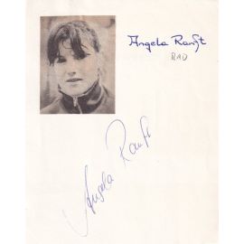 Autograph Radsport | Angela RANFT (DDR 1980er) 