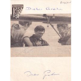 Autograph Rudern | Dieter GRAHN (DDR 1960er) OS-Gold