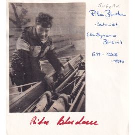 Autograph Rudern | Rita BLUDAU (DDR 1990er) 