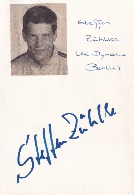 Autograph Rudern | Steffen ZÜHLKE (DDR 1980er) OS-Bronze