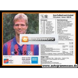 Autogramm Fussball | KFC Uerdingen 05 | 1989 | Holger FACH